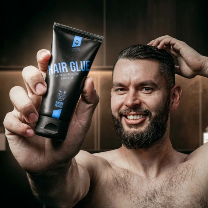 Angry Beards Cristiano Ronalglue, lepidlo na vlasy 100g