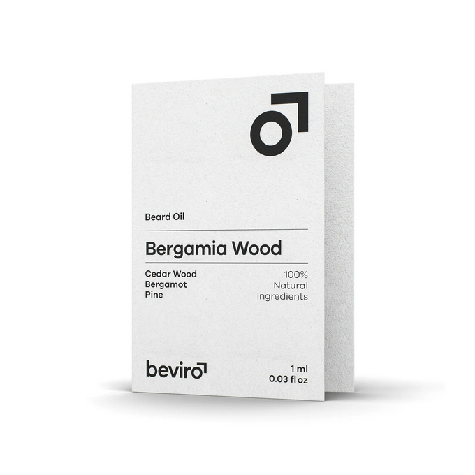 Beviro Bergamia Wood olej na vousy 1 ml