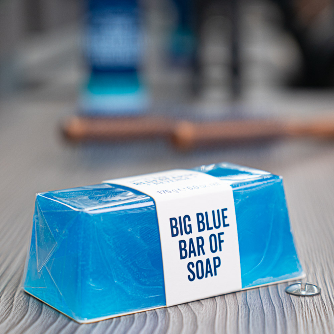 Bluebeards Revenge Big Blue Bar mýdlo pro pravé chlapy 175g