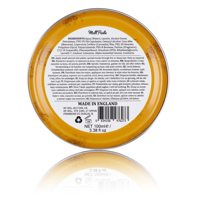 Dapper Dan Matt Paste matná pasta 100 ml