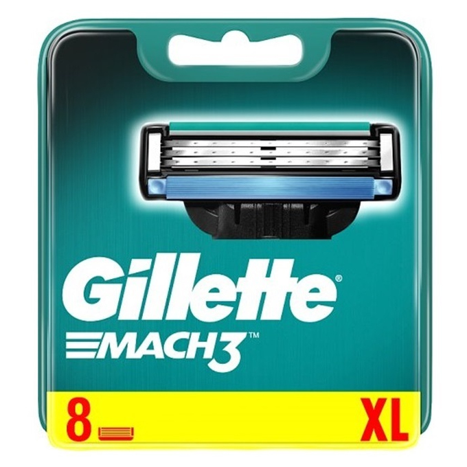 Gillette Mach3 náhradní hlavice 8 ks