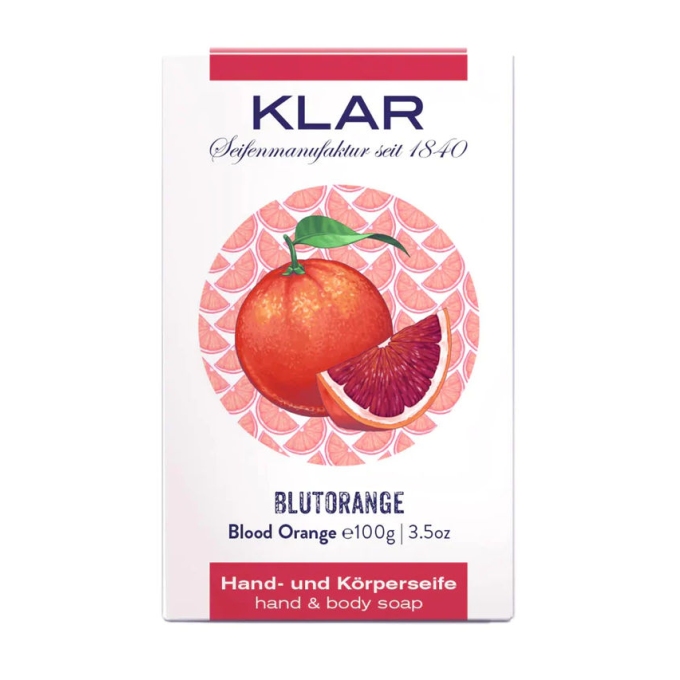 Klar Blood Orange mýdlo 100 g