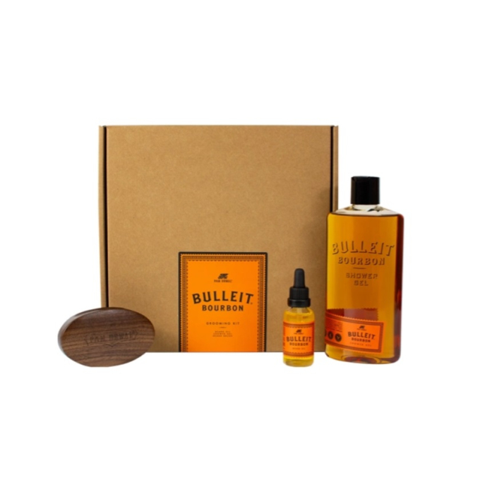 Pan Drwal Bulleit Bourbon Grooming Kit dárková sada