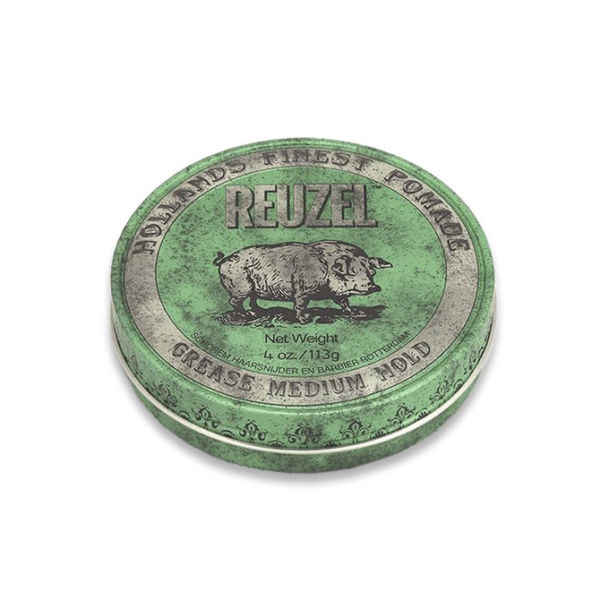 Reuzel Green Grease Medium Hold Piglet pomáda na vlasy 113 g