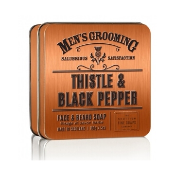 Scottish Fine Soaps Thistle and Black Pepper mýdlo na vousy