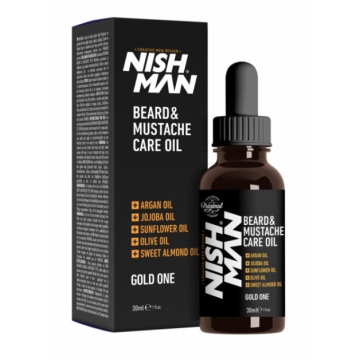 Nishman Beard & Mustache olej na vousy 30 ml