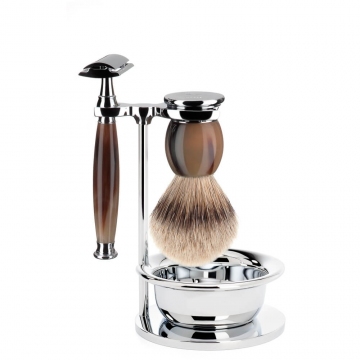 Mühle Sophist Buffalo Horn Silvertip Badger 4-dílná