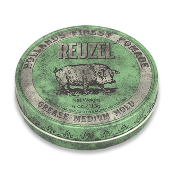 Reuzel Green Grease Medium Hold Piglet pomáda na vlasy 113 g