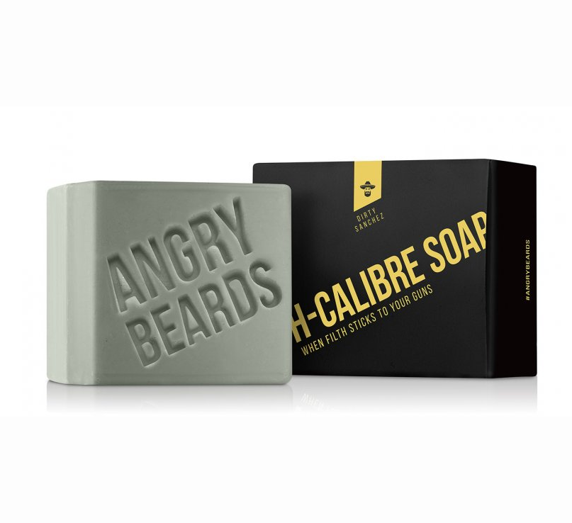 Angry Beards Dirty Sanchez High-calibre mýdlo na ruce 100g