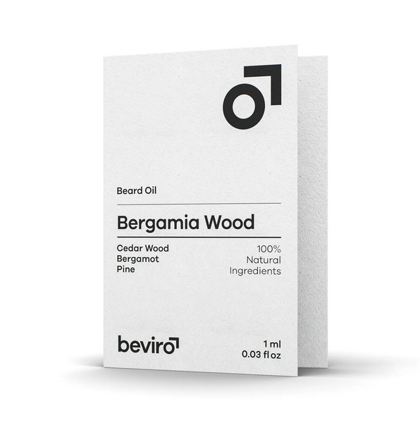 Beviro Bergamia Wood olej na vousy vzorek 1 ml