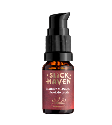 Slickhaven Bloody Monarch Beard Oil olej na vousy pro posílení a podporu růstu 10 ml 