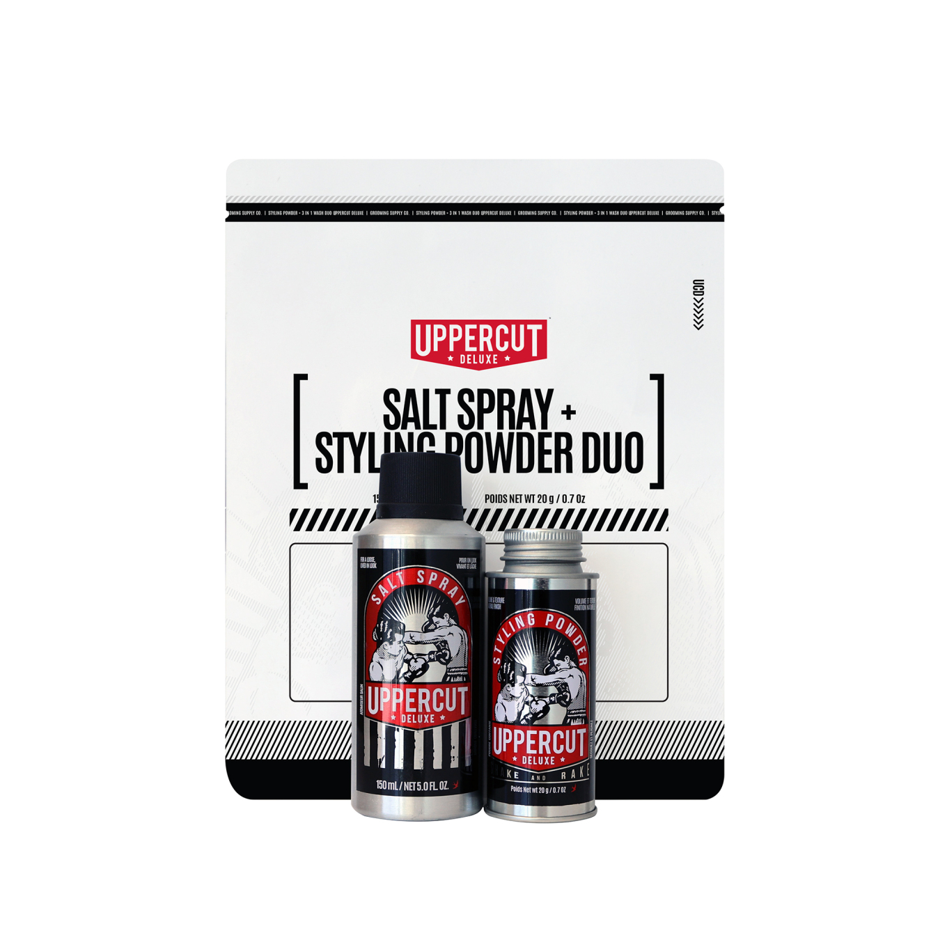 Uppercut Duo sada stylingový sprej 150 ml + stylingový matný pudr 20g