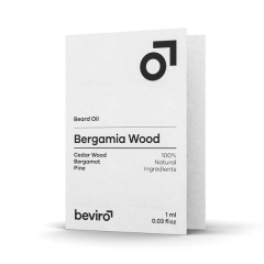 Beviro Bergamia Wood olej na vousy 1 ml