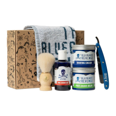 Bluebeards Revenge Cut-Throat Shaving Set, sada na holení