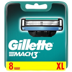 Gillette Mach3 náhradní hlavice 8 ks